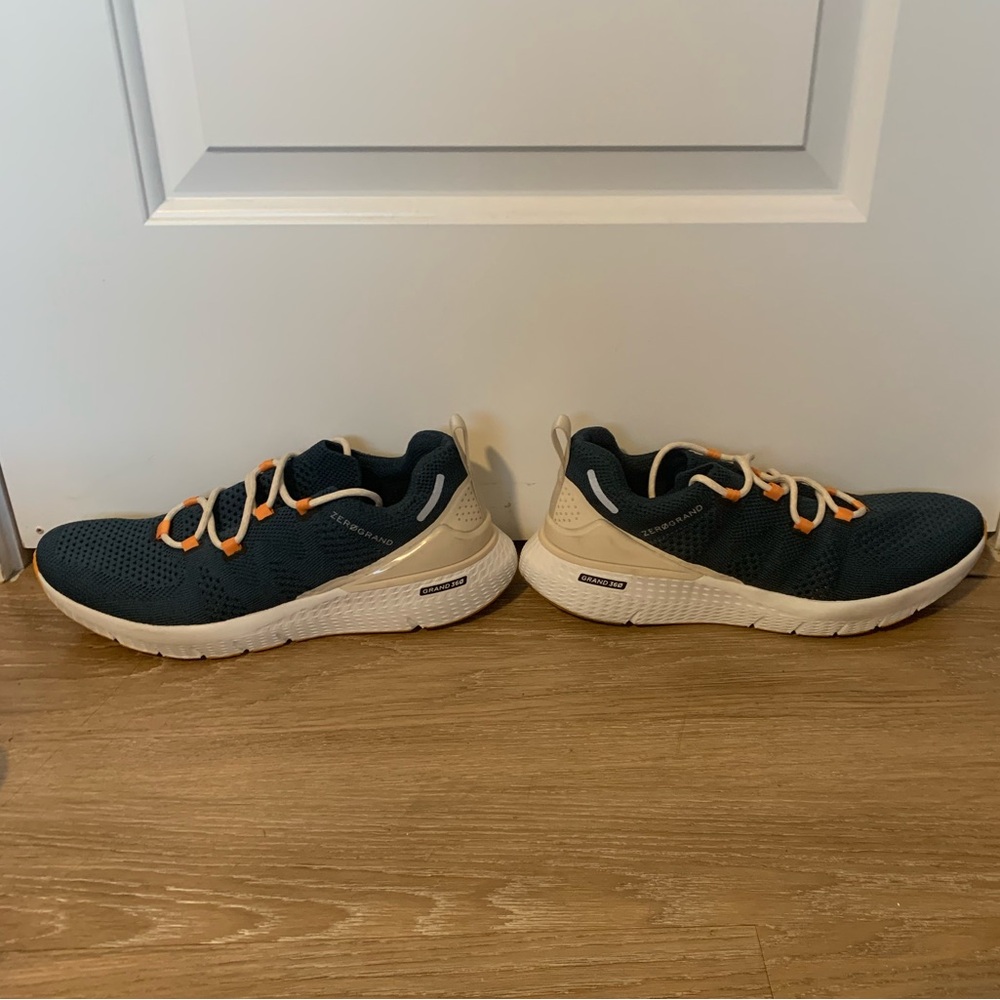 ZEROGRAND Dark Blue and Orange Sneakers Size 10.5